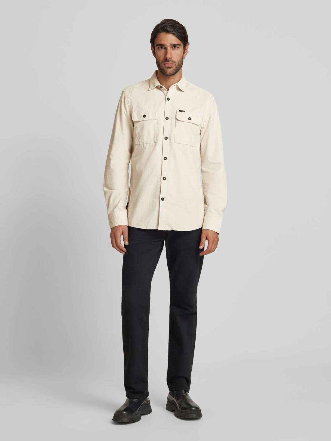 Куртка-рубашка классического кроя с воротником «Кент»