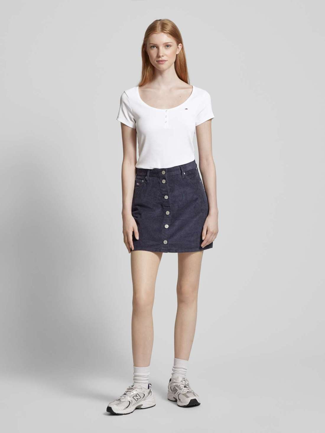 Облегающая футболка с круглым вырезом HENLEY