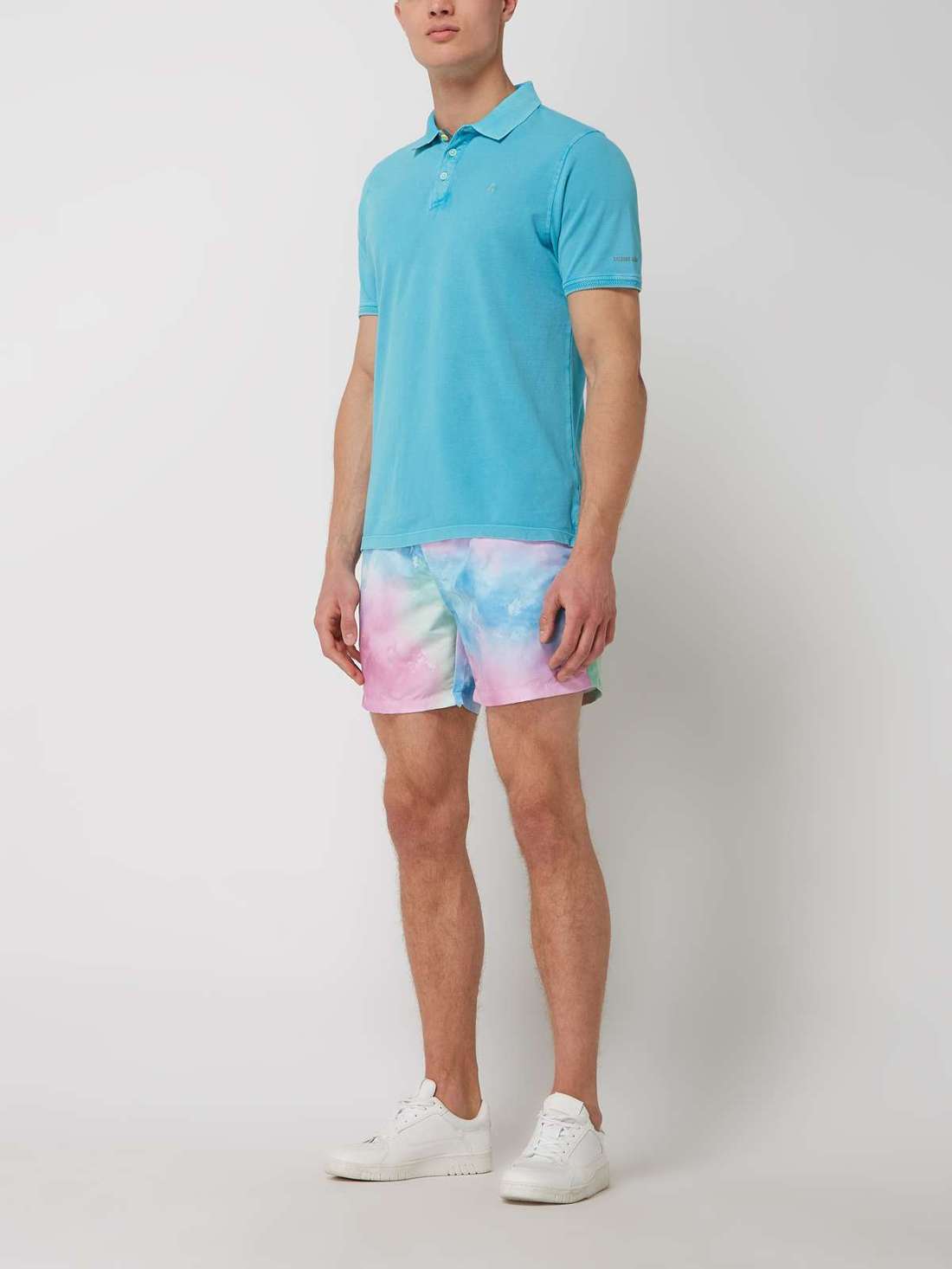 Купальные плавки в стиле тай-дай