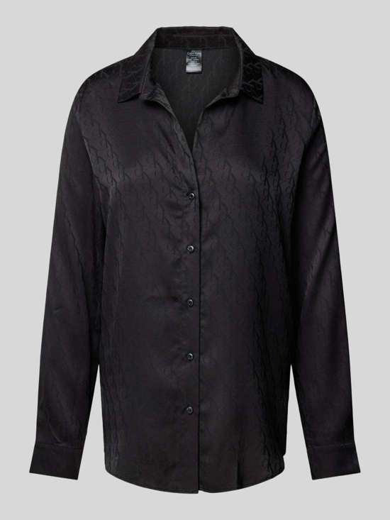 Пижамный топ с планкой на пуговицах