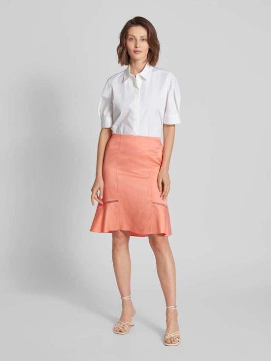 Юбка длиной до колена однотонного дизайна Vileina