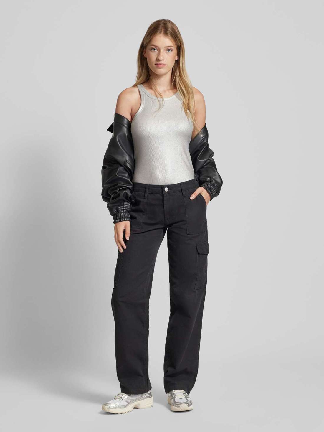 Майка в рубчик LINDSAY