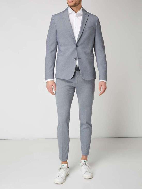 Деловая рубашка стандартного кроя из твила с удлиненными рукавами