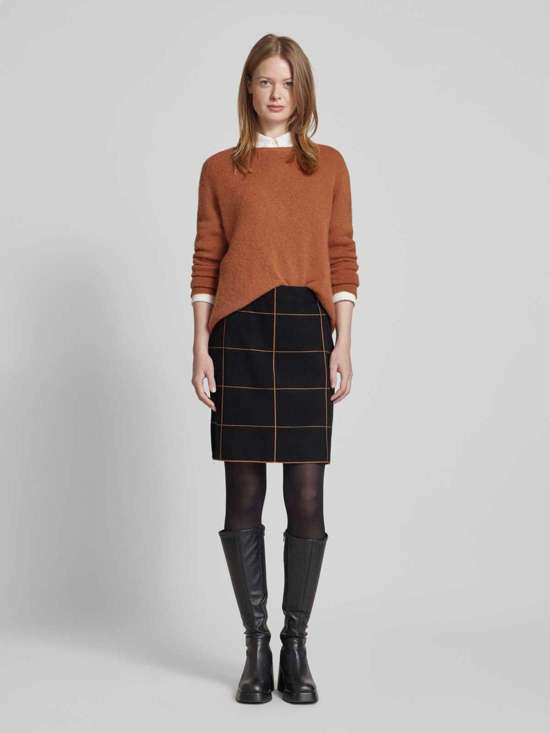 Мини-юбка из вискозы с эластичным поясом