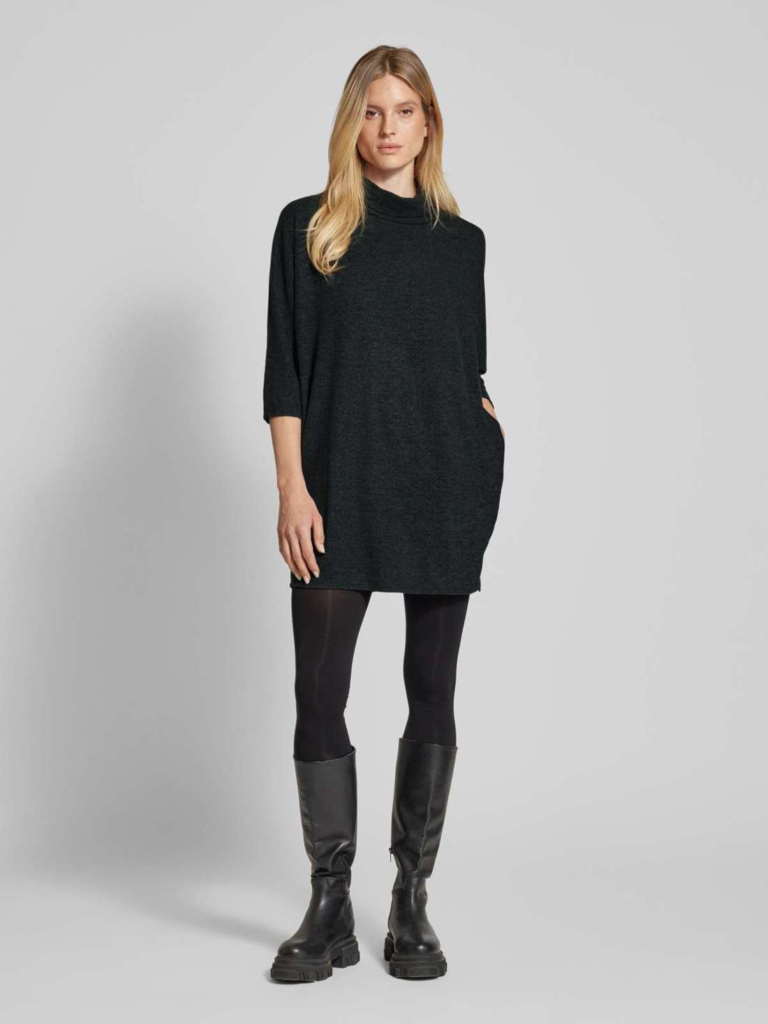 Мини-платье со структурированным узором