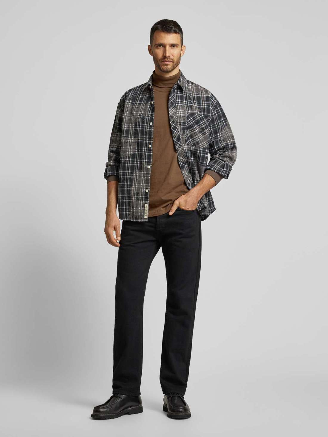 Лонгслив с водолазкой