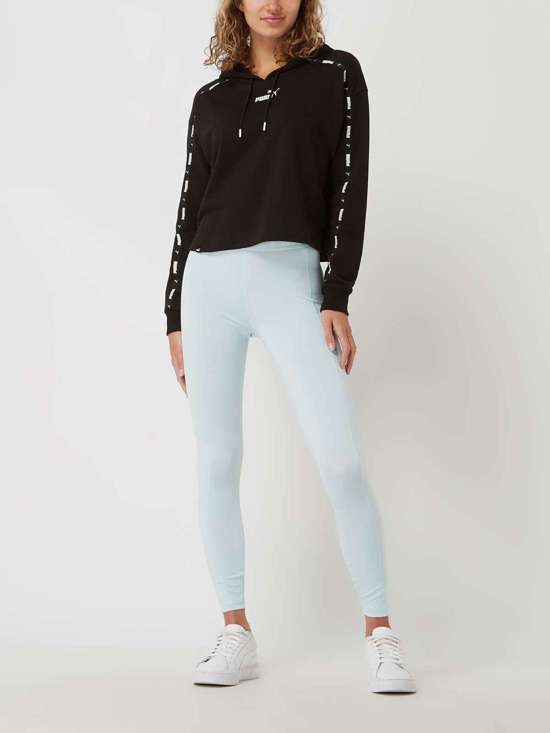 Спортивные леггинсы с логотипом на поясе