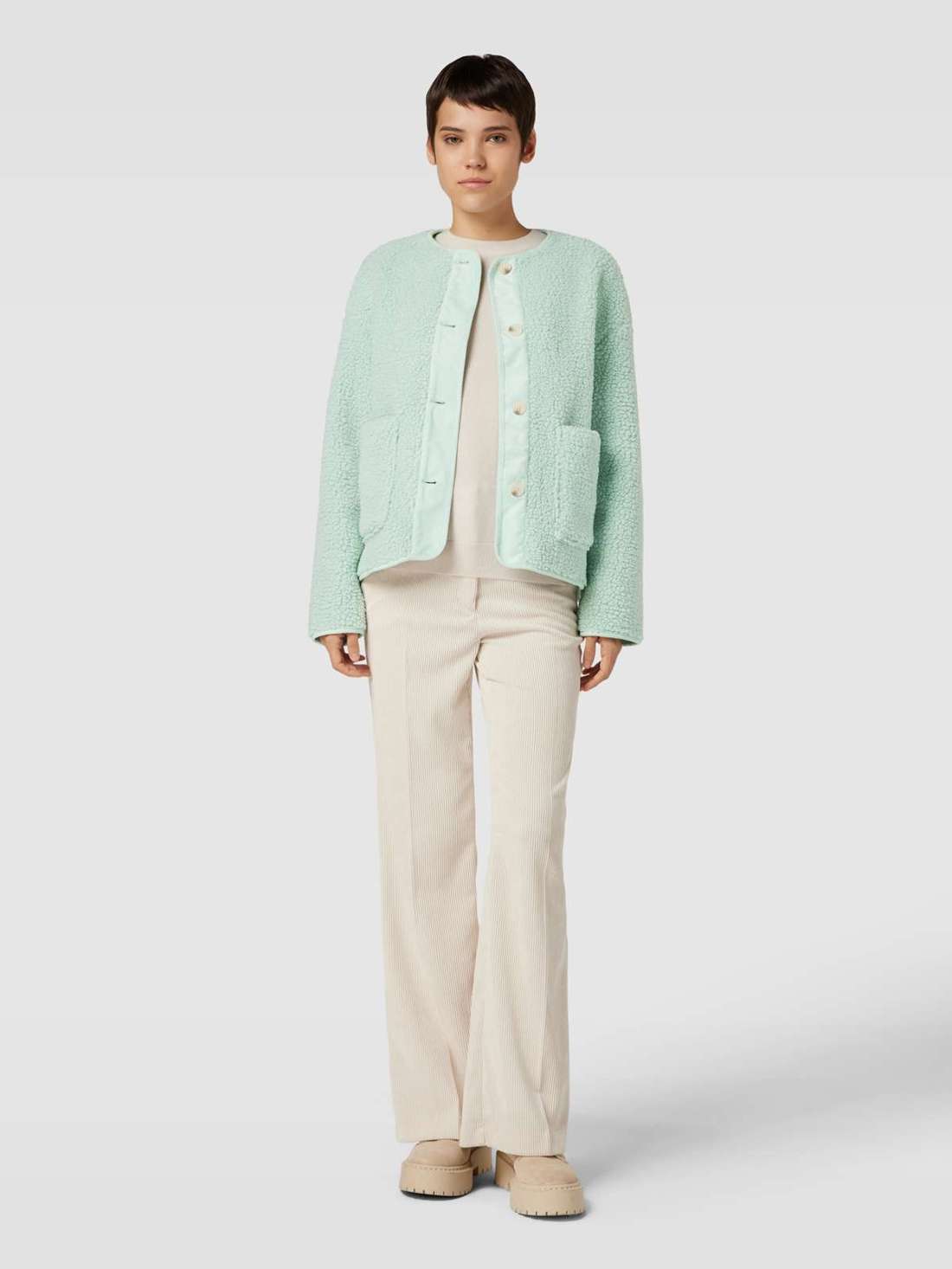 Куртка с мехом Тедди Jupina