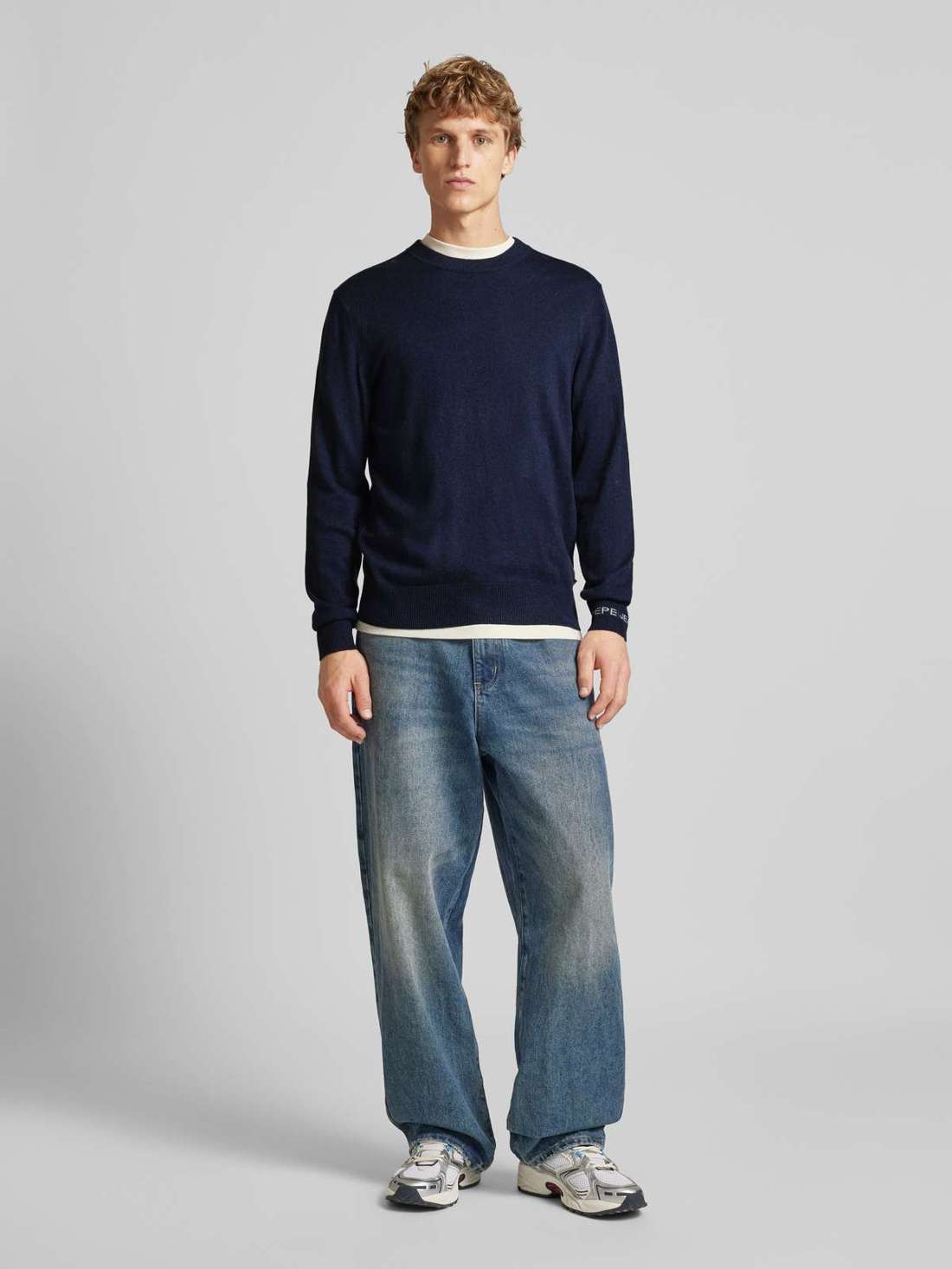 Вязаный свитер с круглым вырезом Andre