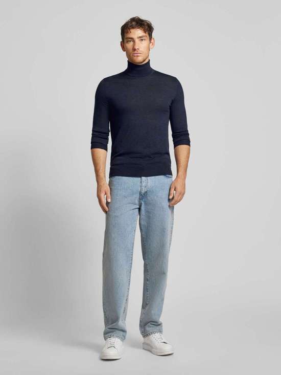 Вязаный шерстяной свитер с водолазкой Neville