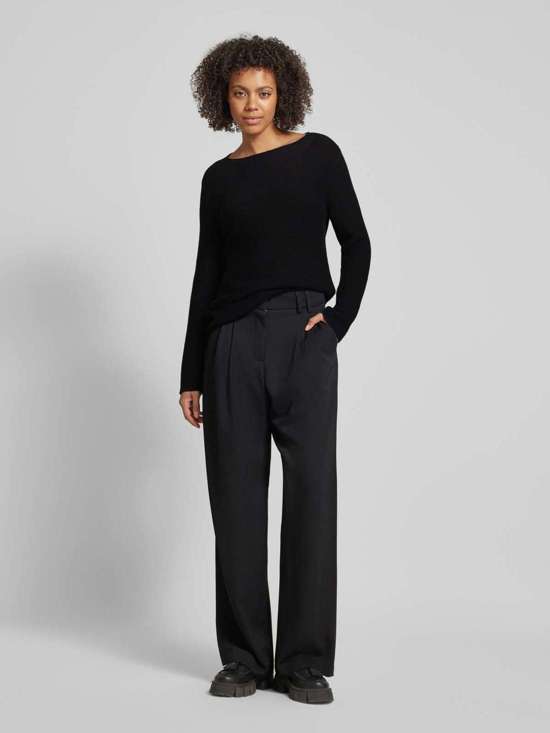 Трикотажный хлопковый свитер обычного кроя