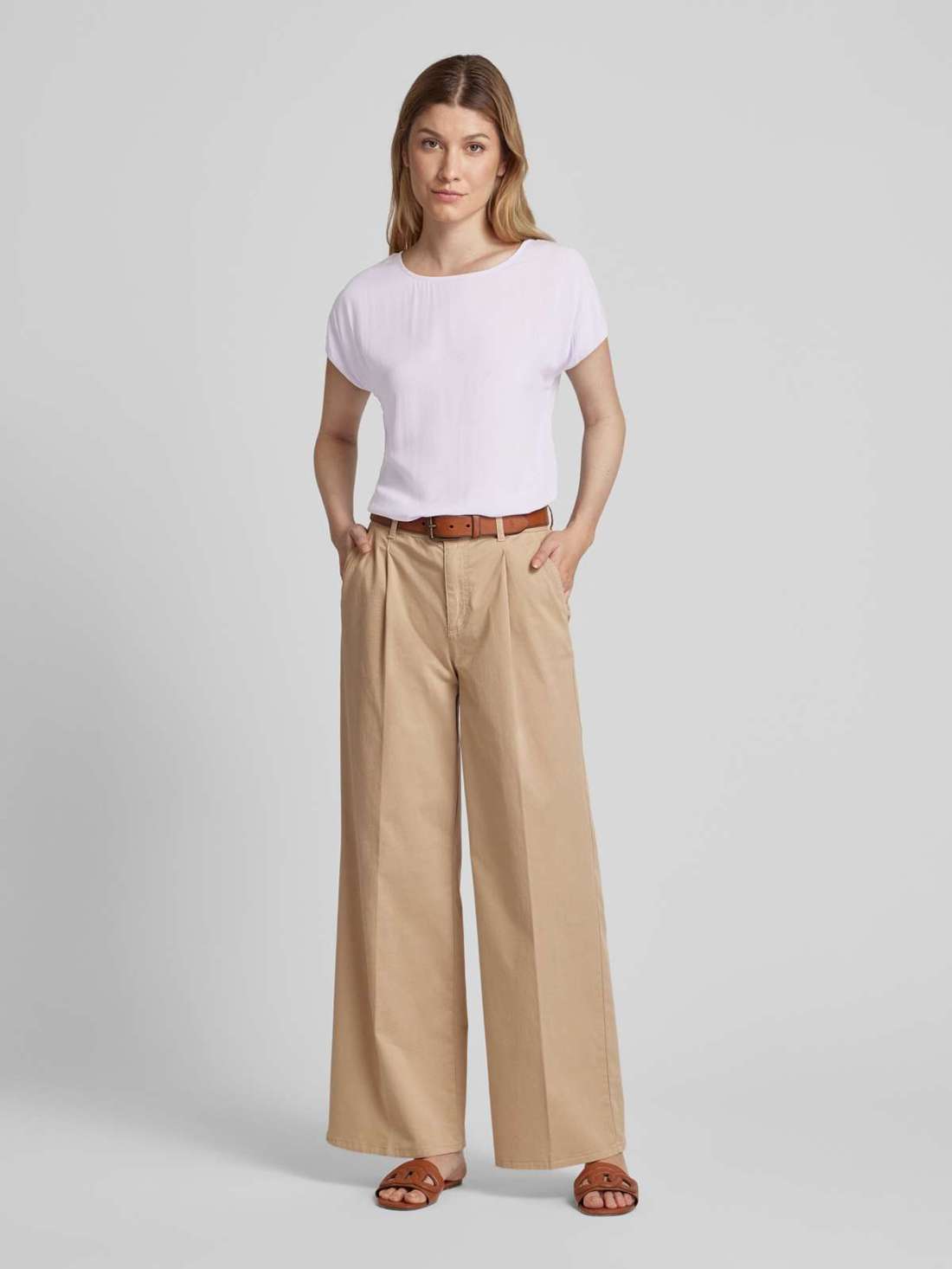 Футболка из вискозы однотонного дизайна Skita soft