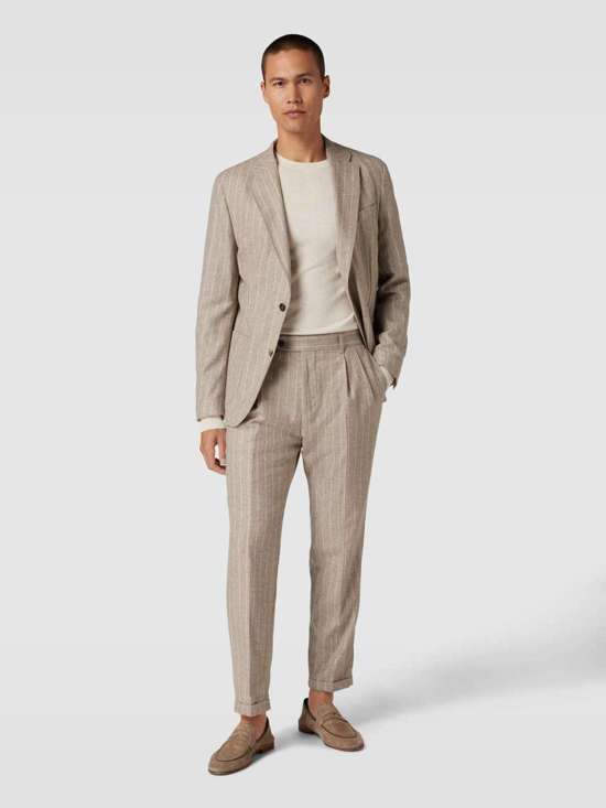 Костюмные брюки с полосатым узором Serpo