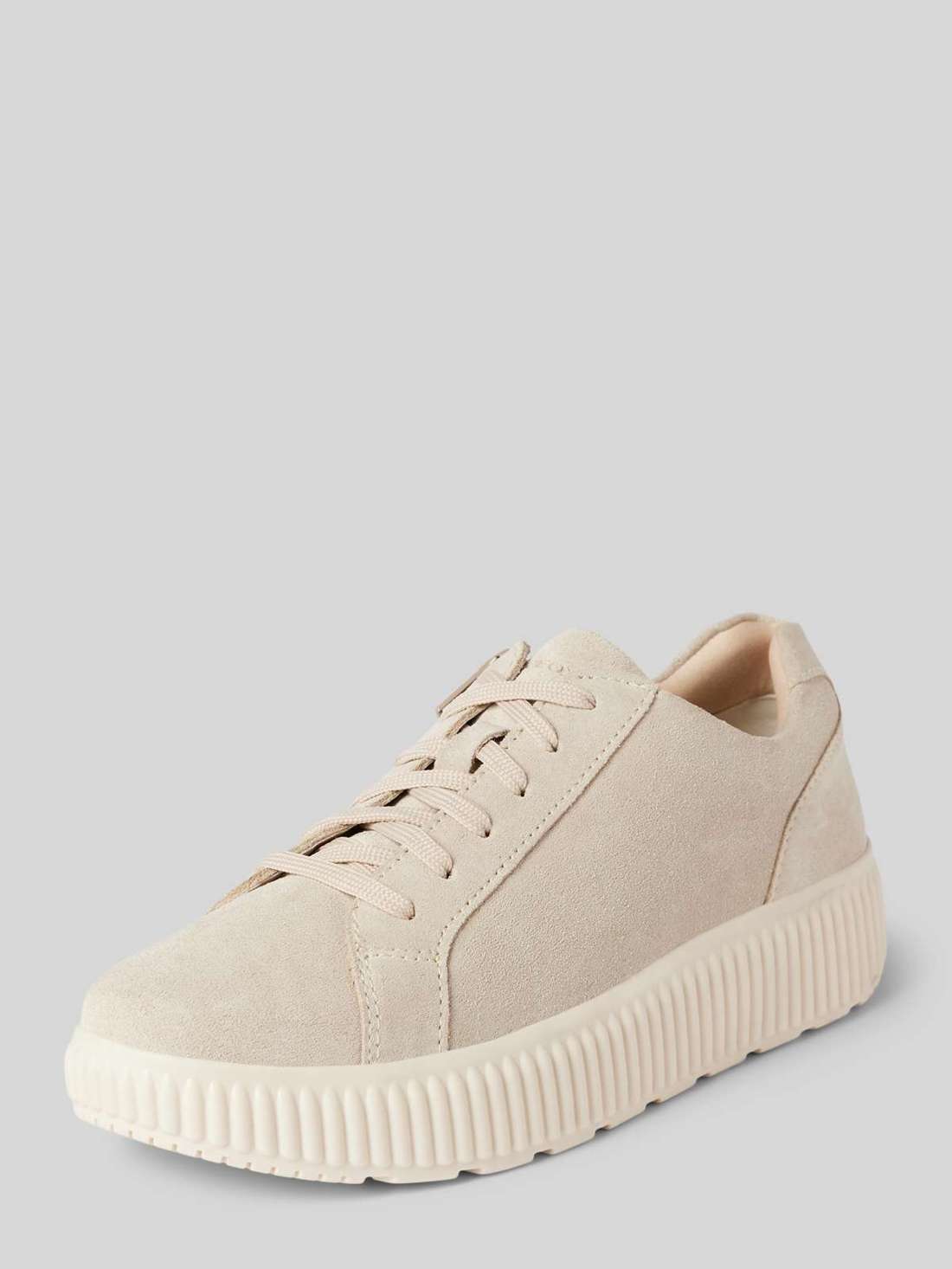 Кожаные кроссовки с тиснением этикетки GRAISY