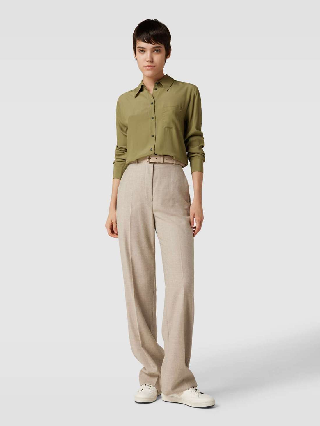 Блузка-рубашка с шелковым наполнением CELOSA