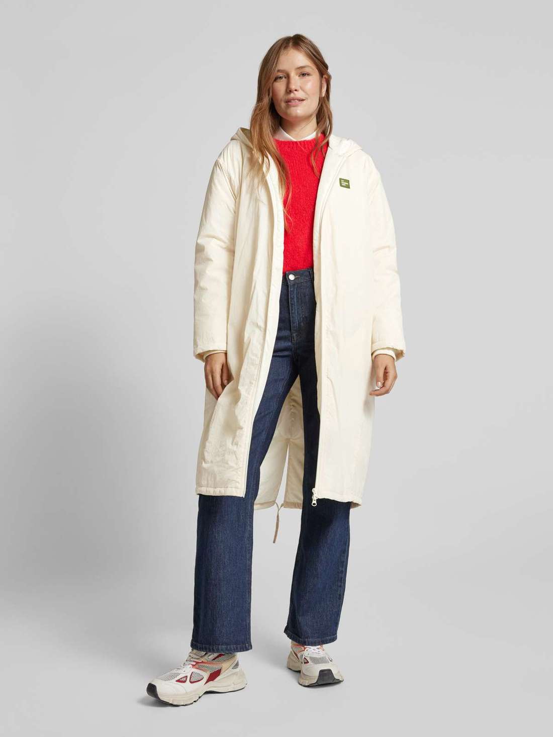 Пальто с двусторонней молнией ZOTCITY