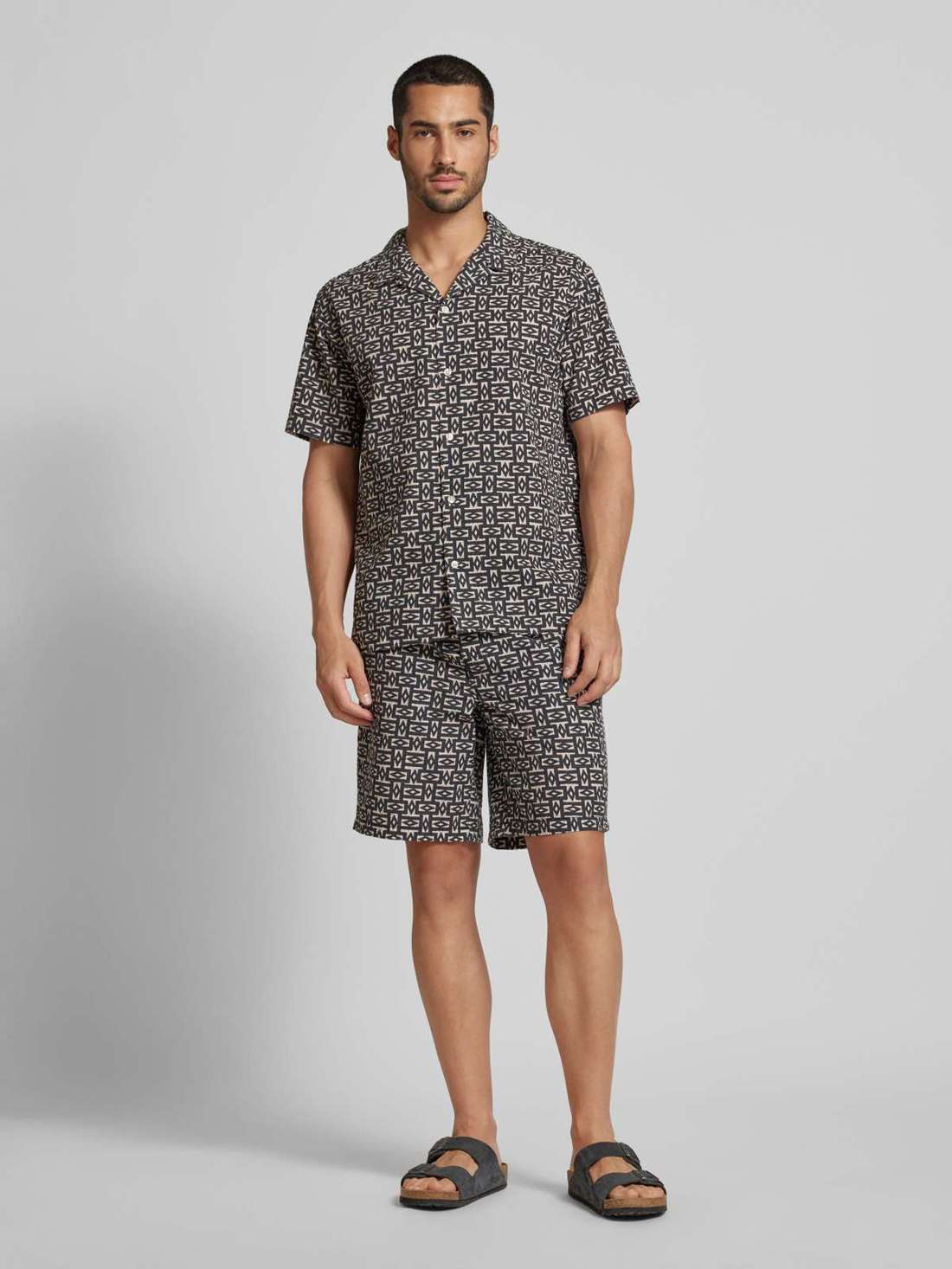 Повседневная рубашка стандартного кроя с воротником с лацканами JORLUKE TAMPA