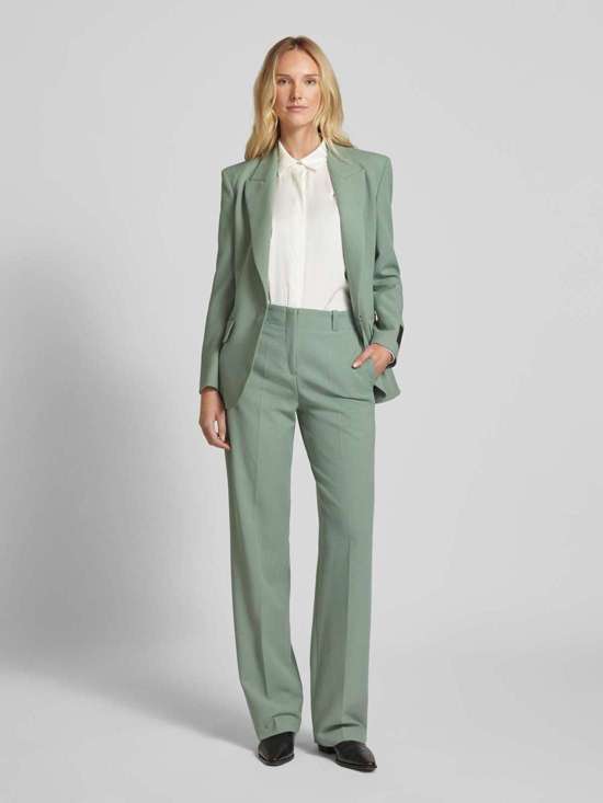 Костюмные брюки прямого кроя с заутюженными складками HULANA