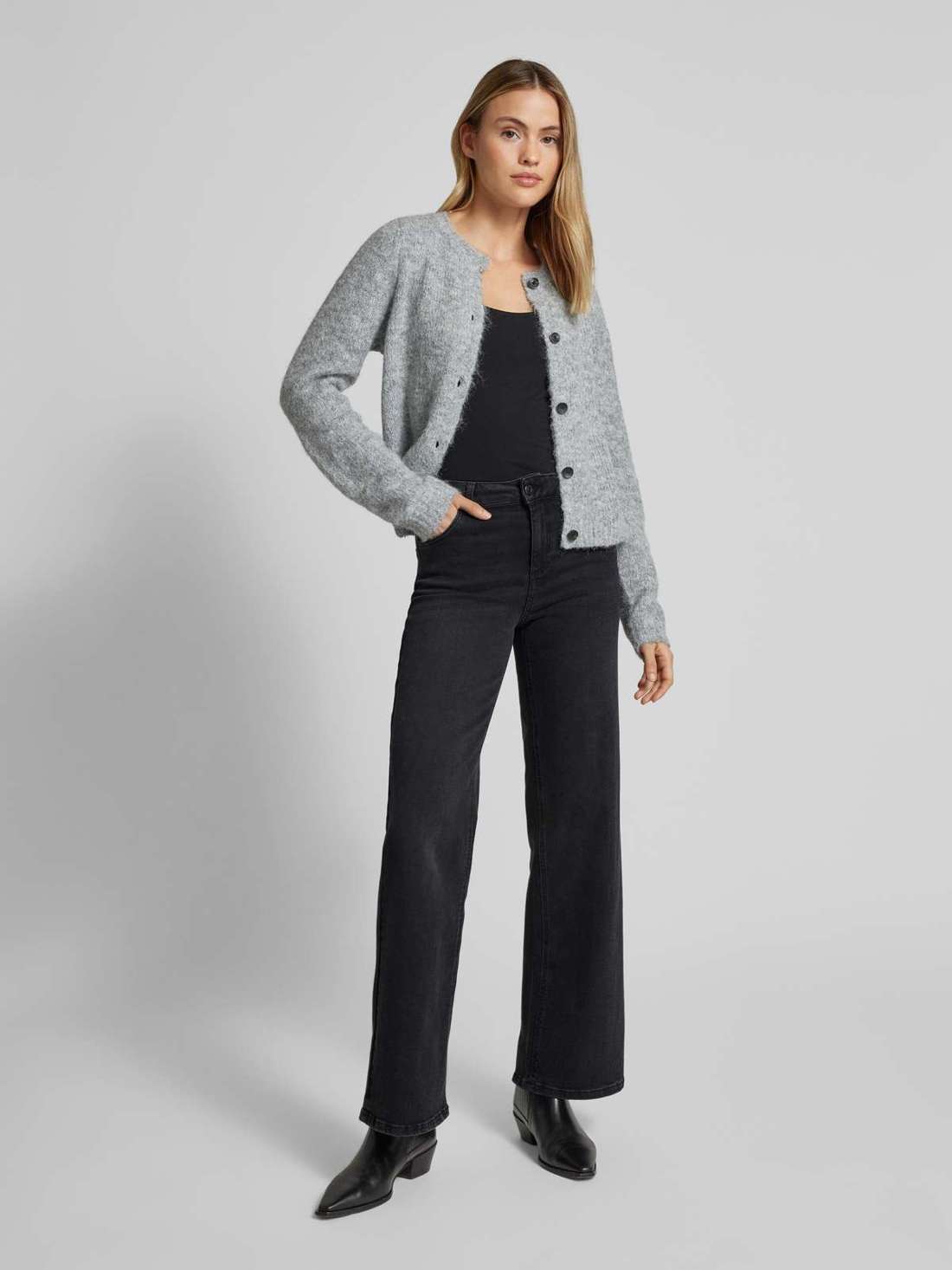 Джинсы расклешенного кроя с боковыми карманами Kimberly