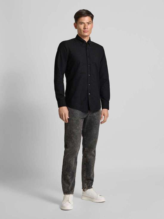 Повседневная рубашка стандартного кроя с воротником на пуговицах Rickert