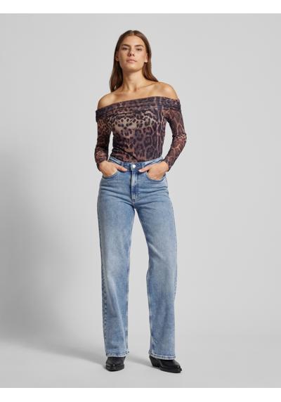 Широкие джинсы с пятью карманами JUICY