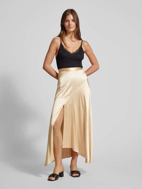 Юбка макси с молнией по шву