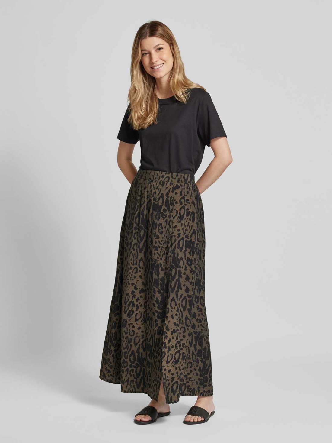 Юбка макси из смесовой вискозы jemma