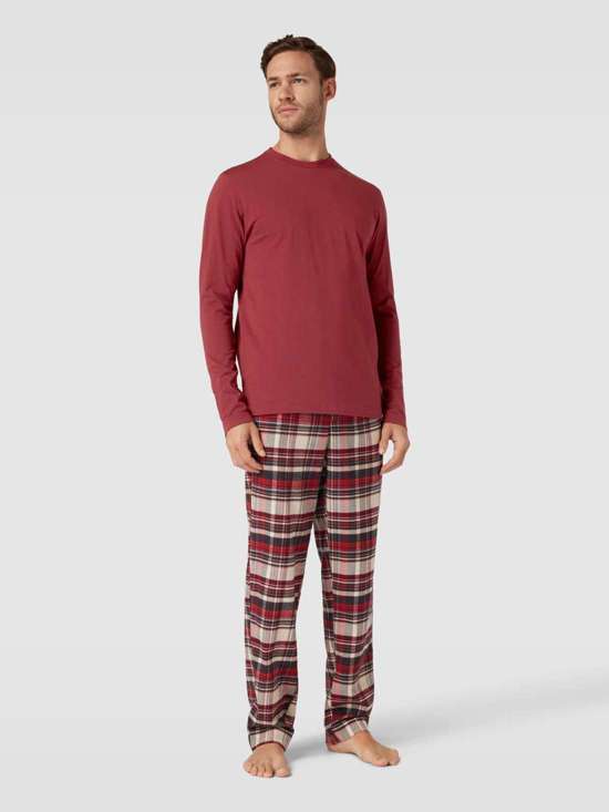 Рубашка с длинными рукавами и круглым вырезом