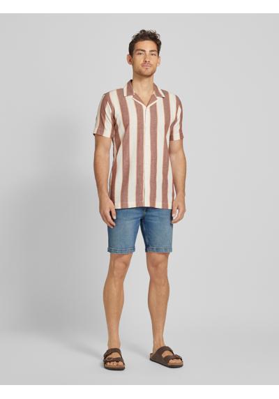 Джинсовые шорты узкого кроя с пятью карманами JAROD