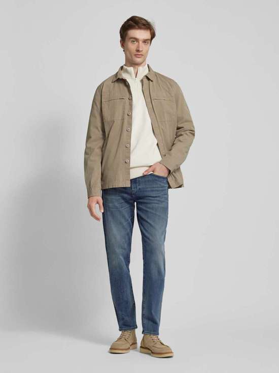 Джинсы зауженного кроя с пятью карманами RE.MAINE BO