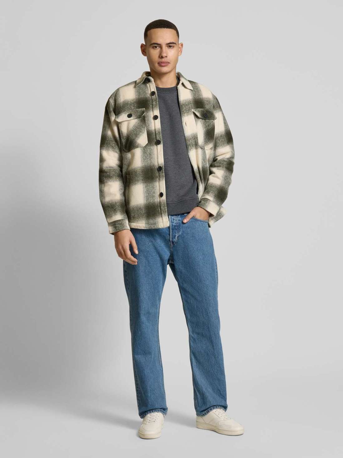 Джинсы свободного кроя с пятью карманами Space