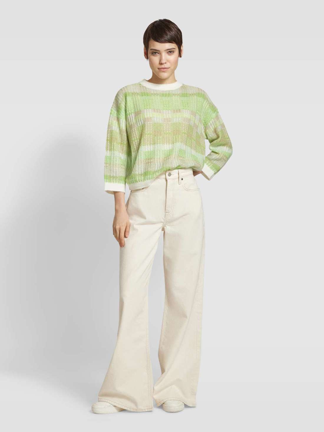 Вязаный свитер со сплошным узором Polira