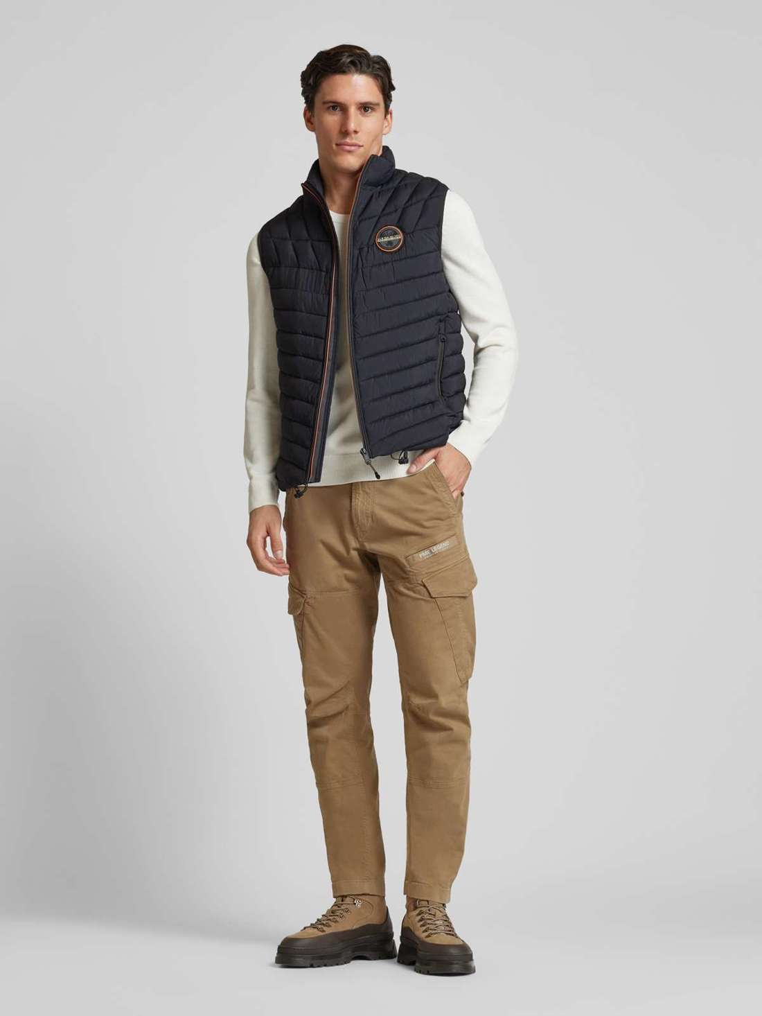 Стеганый жилет с воротником стойкой LAPAZ