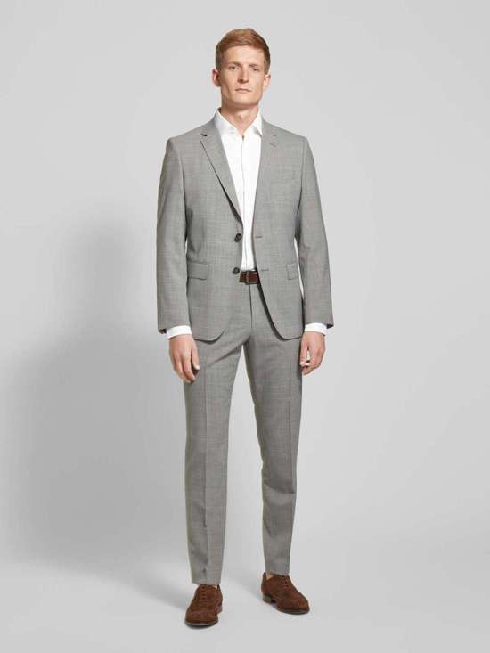 Деловая рубашка приталенного кроя с планкой на пуговицах Bari