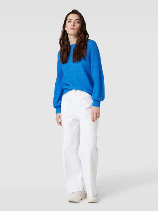 Широкие джинсы с запрессованными складками MIRU