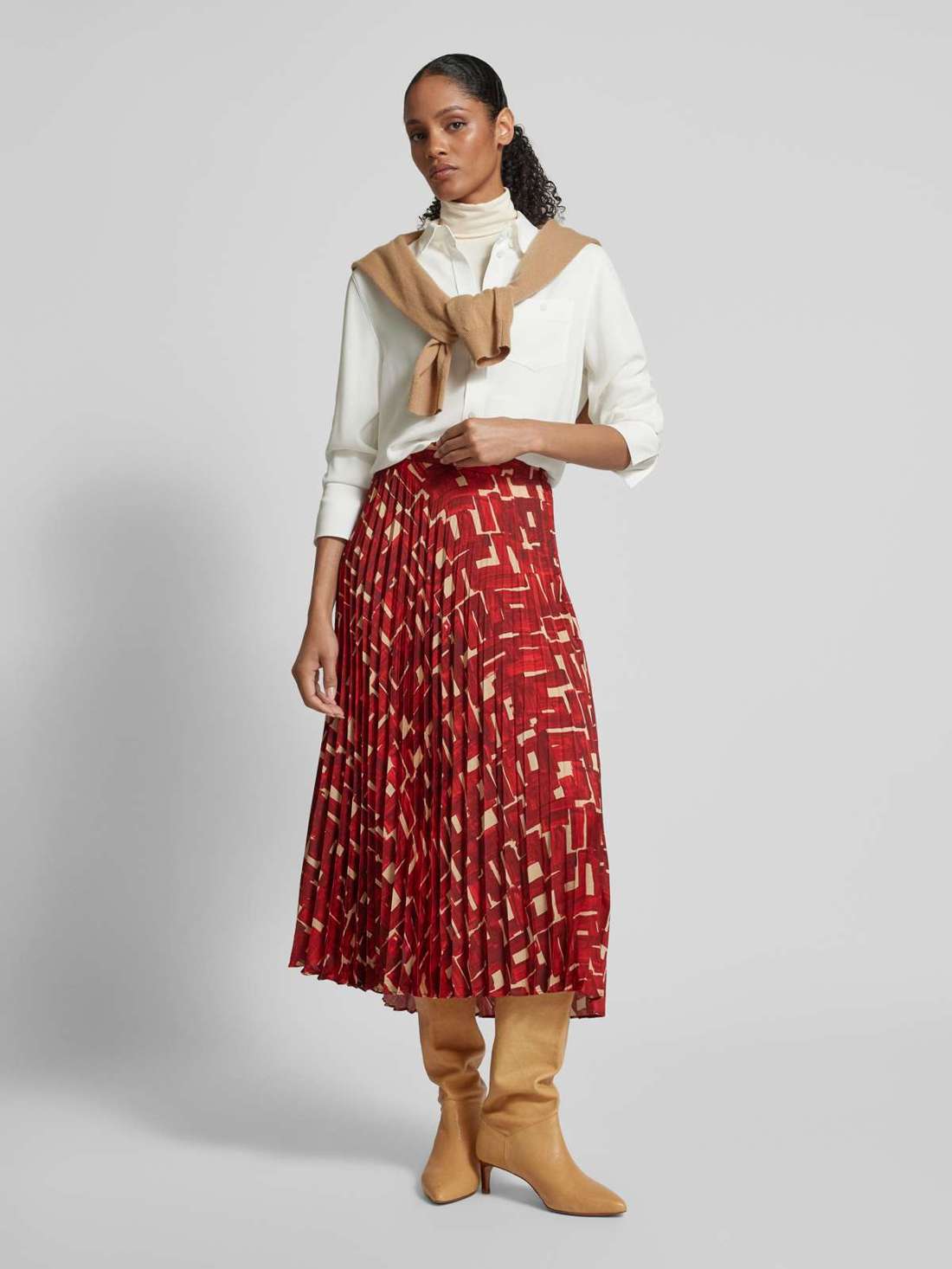 Юбка-миди со складками GUILLEM