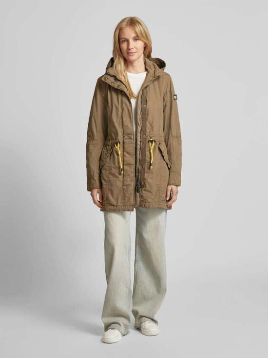 Функциональная куртка свободного кроя с капюшоном CORNFIELD