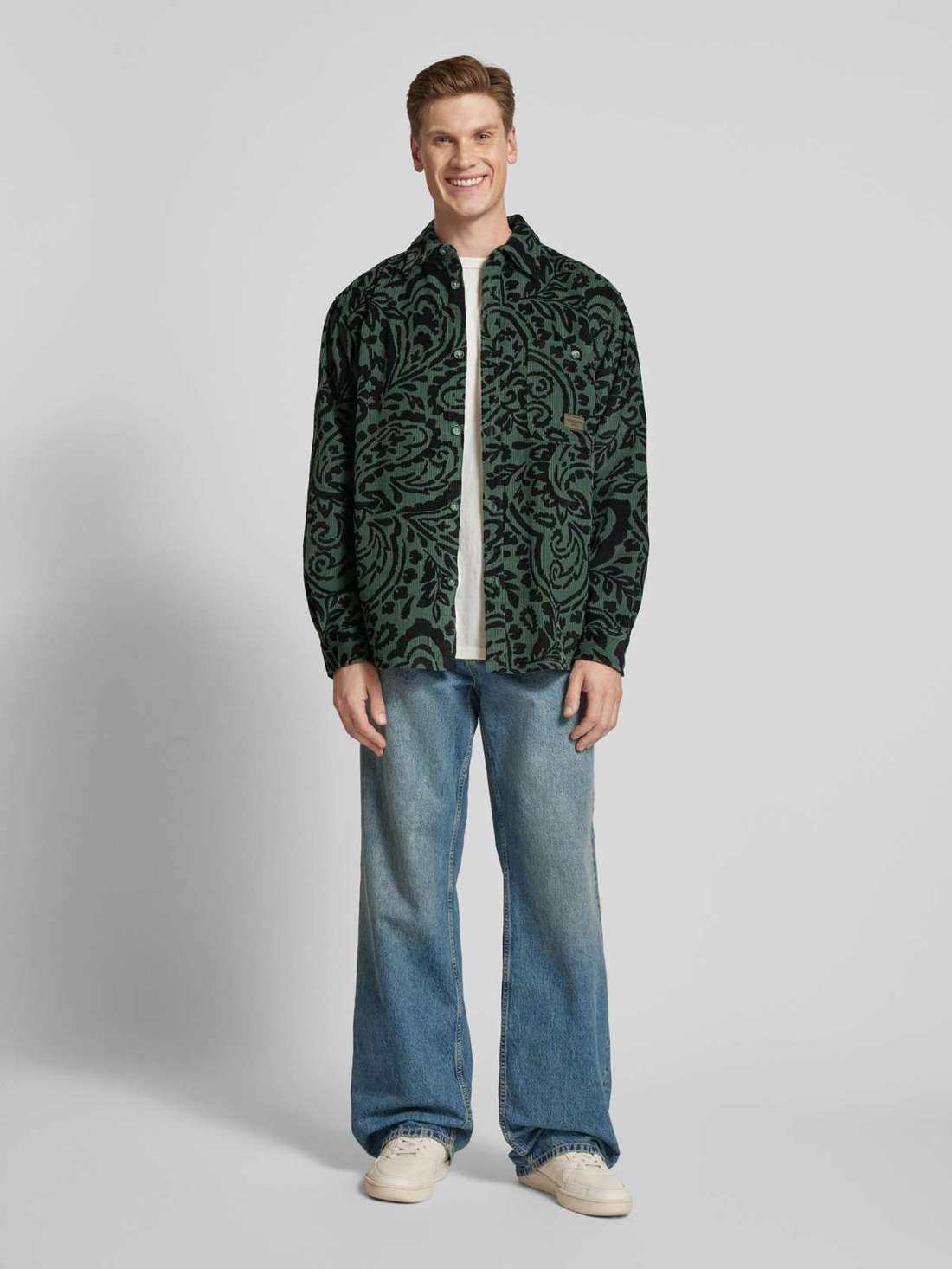 Вельветовая рубашка стандартного кроя с воротником «Кент» BANKS