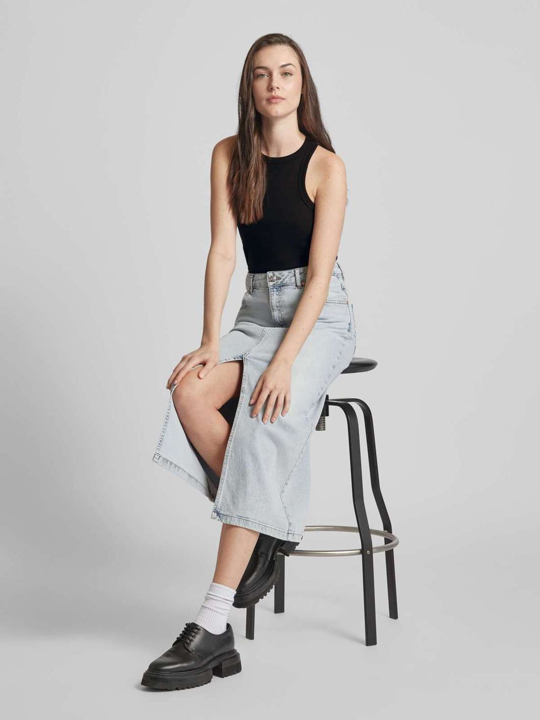 Майка с ребристым узором THE PLAIN