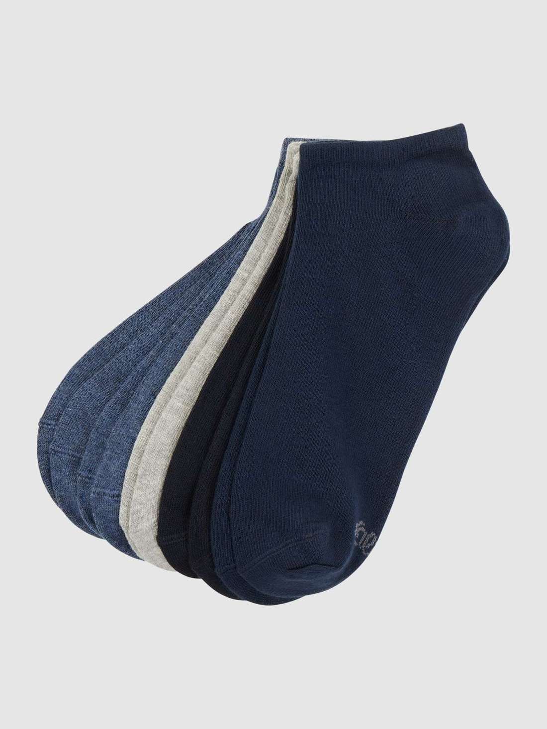 Носки-кроссовки с эластичным наполнением, в упаковке 10 шт