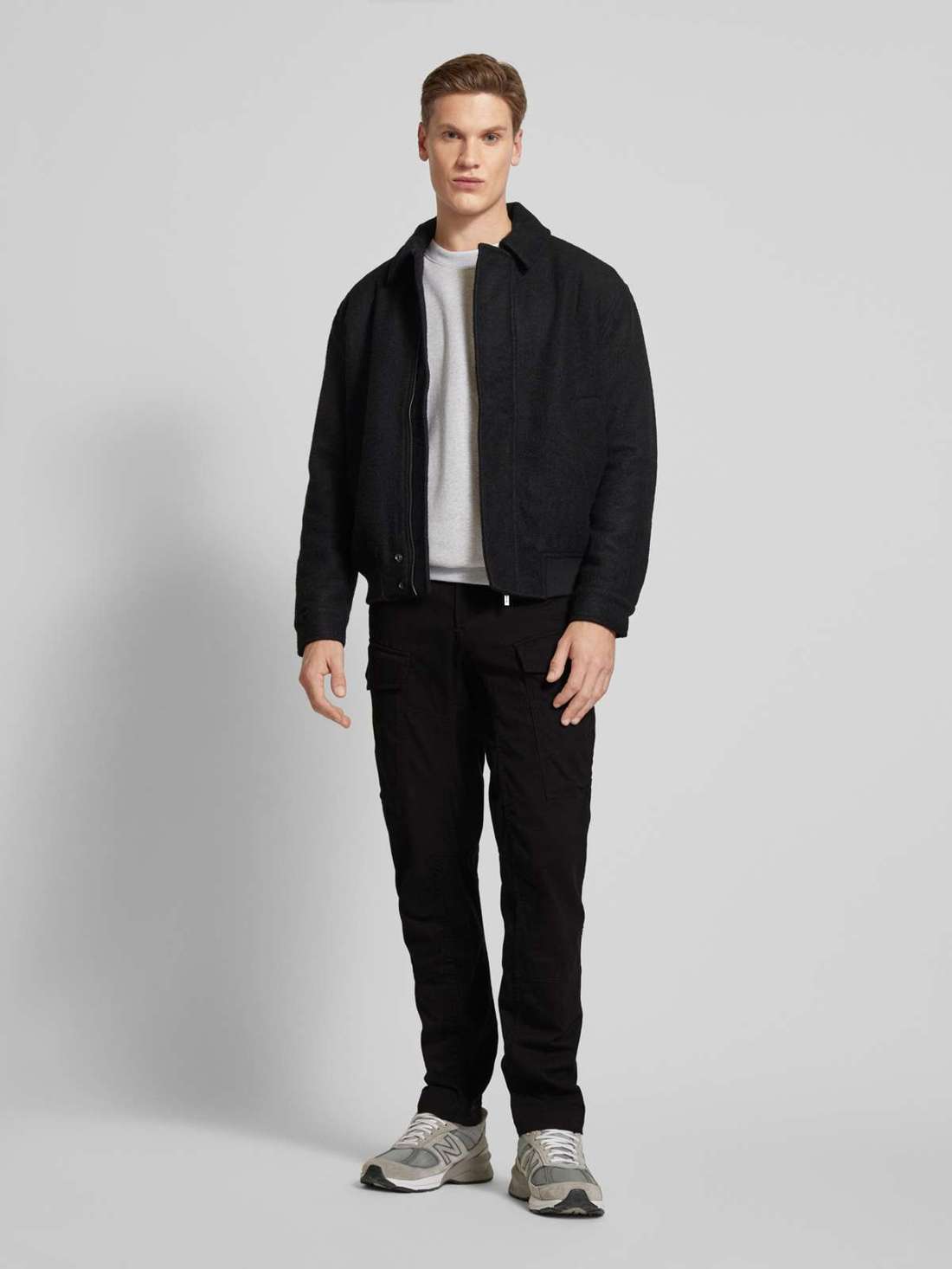 Брюки-карго зауженного кроя с петлями для ремня Rovic