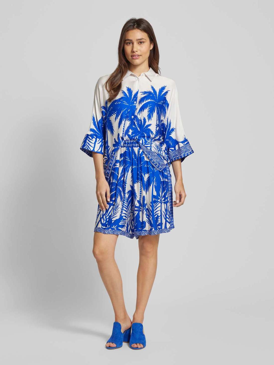 Блузка с мотивным принтом Tropical