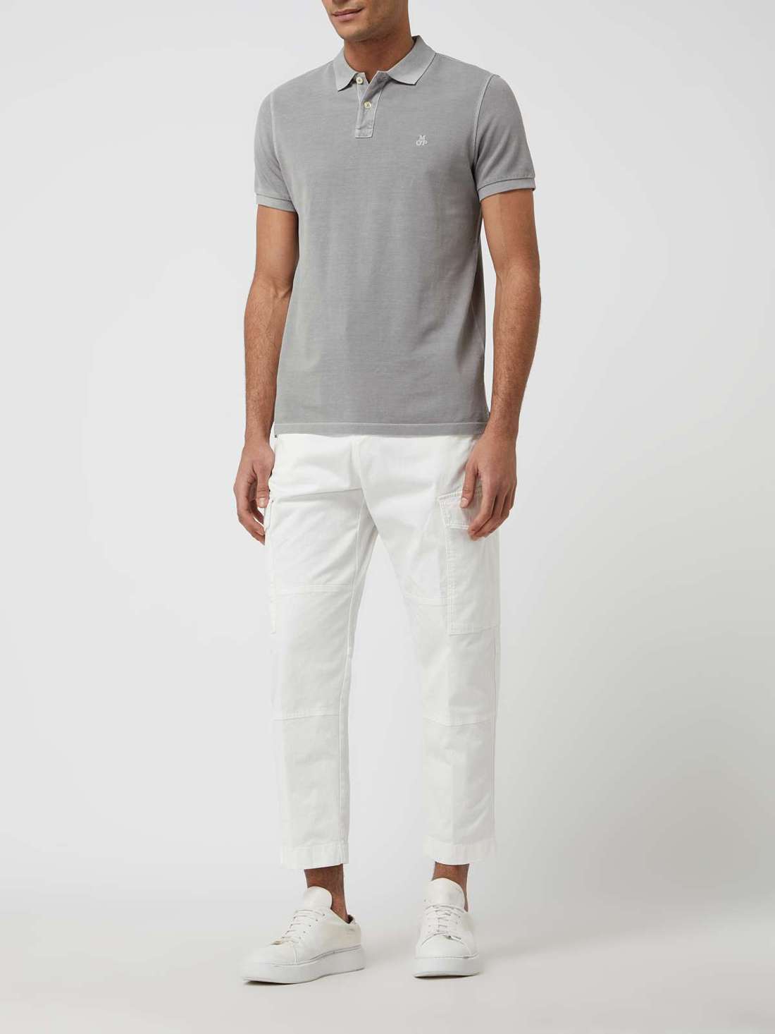 Хлопковая рубашка-поло