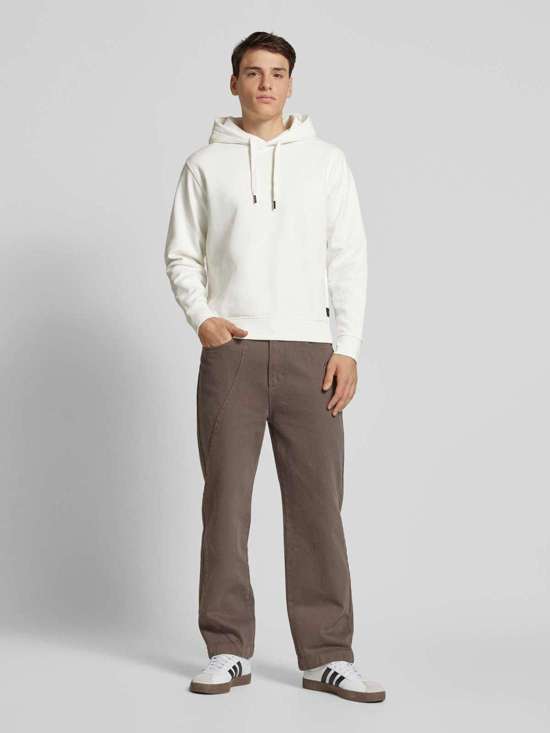 Толстовка с ребристыми манжетами