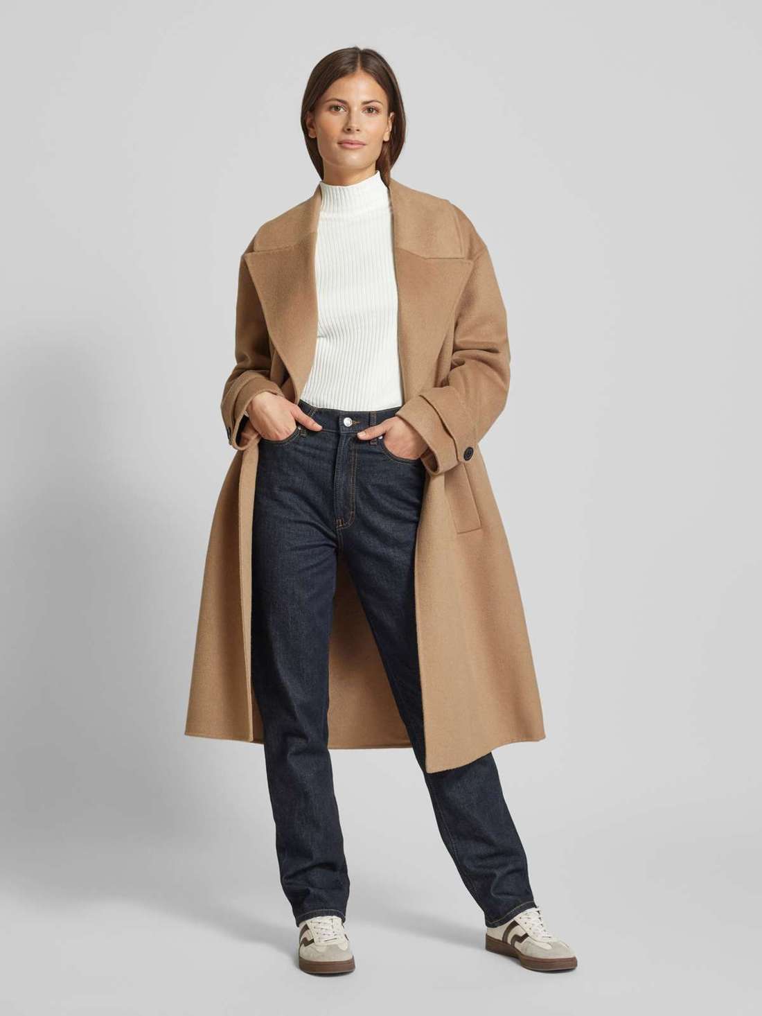 Лонгслив с воротником стойкой Driza