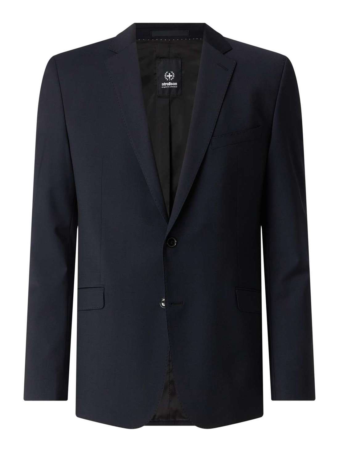 Куртка приталенного кроя на двух пуговицах из натуральной смесовой шерсти Allen