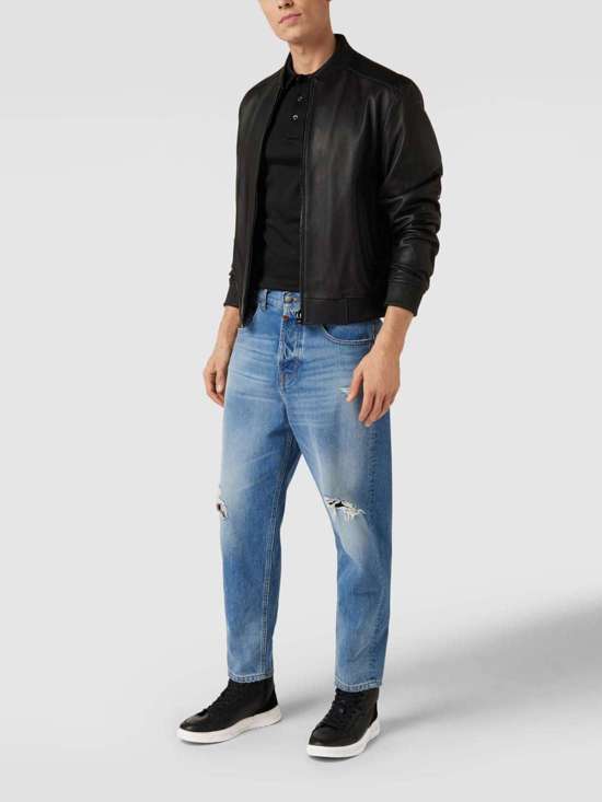 Рубашка-поло с фирменной надписью