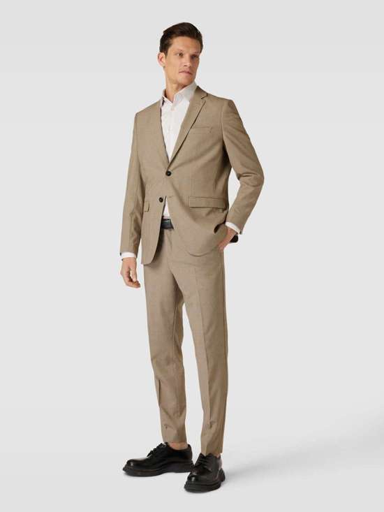 Костюмные брюки узкого кроя с заглаженными складками LIAM