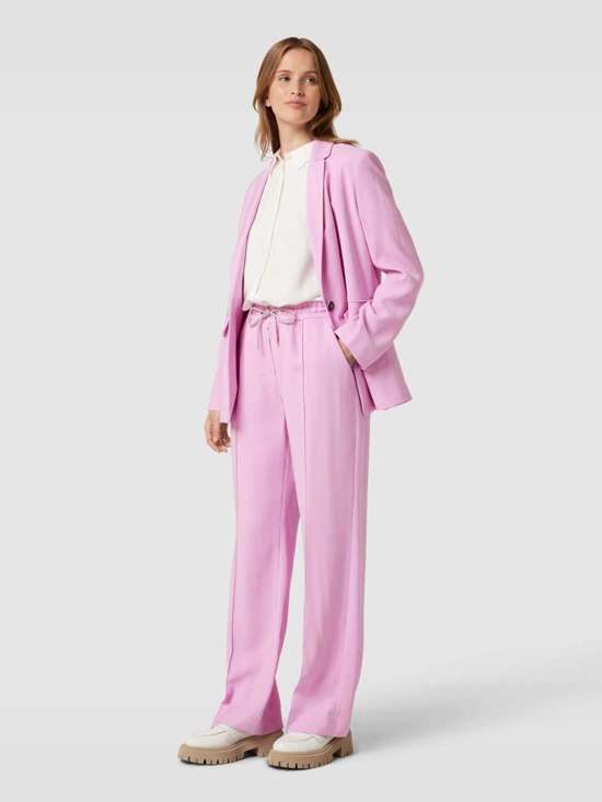 Спортивные брюки из смесовой вискозы с кулиской