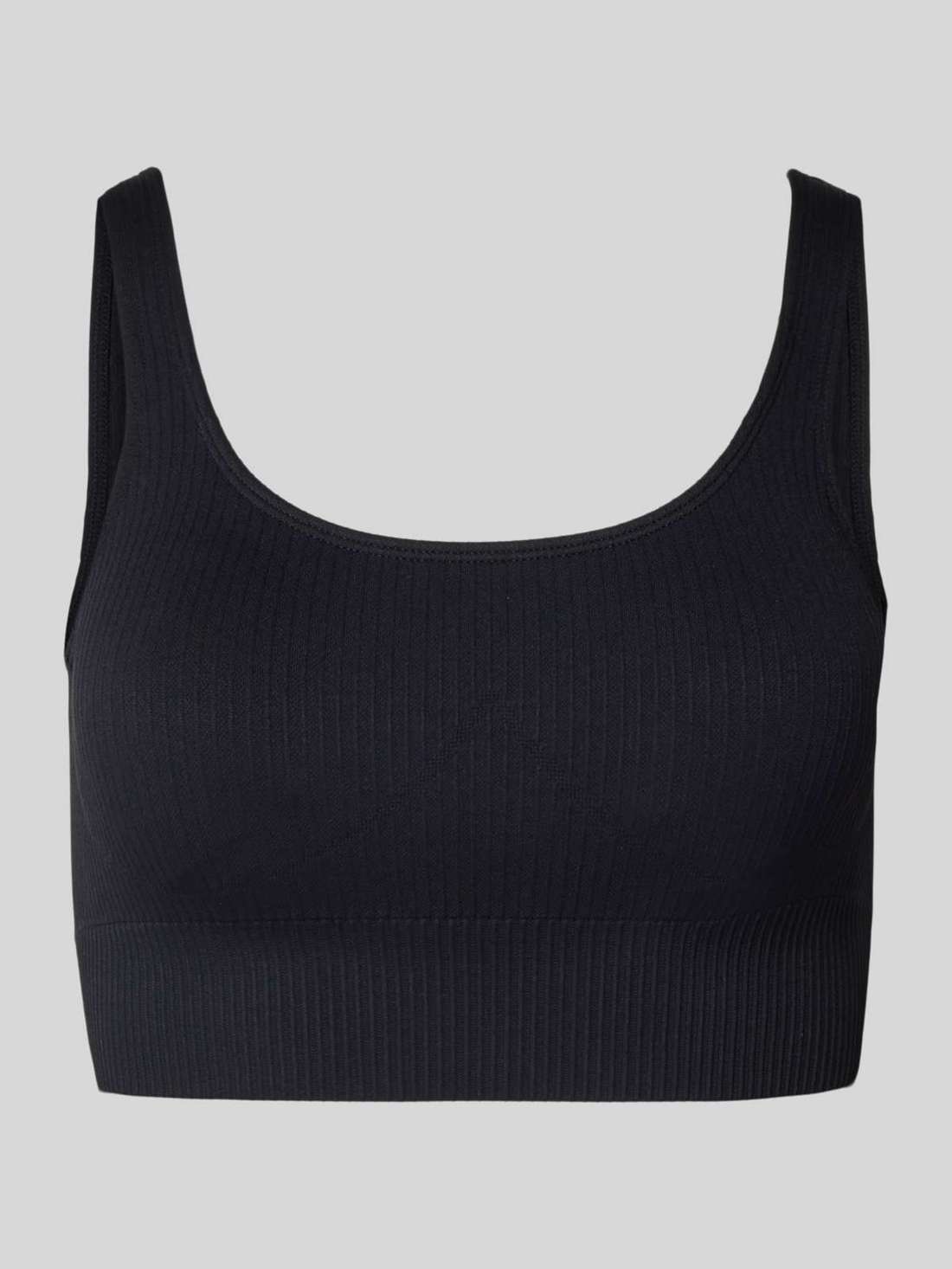 Бюстье в рубчик с лейблом